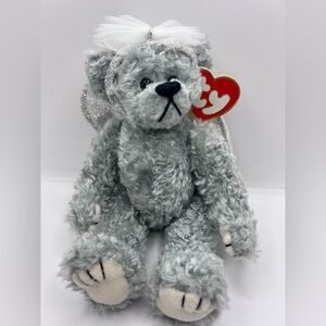 TY Attic Treasures Collection "Sterling" The Angel Bear Poseable Plush 1993